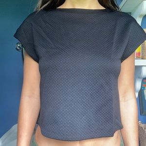 Alice and Olivia black crop